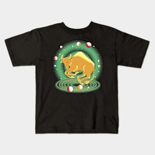 Taurus Zodiac Sign Kids T-Shirt